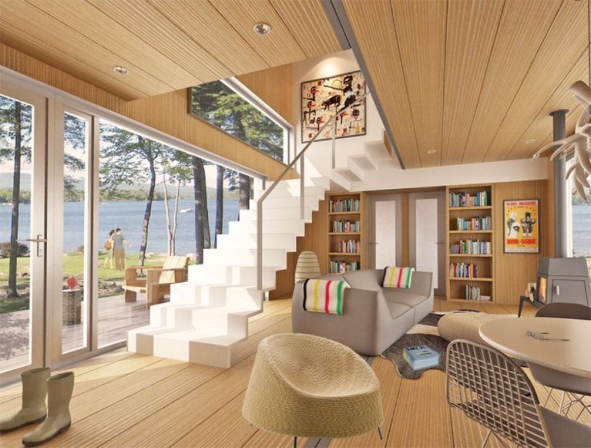 Decorations Cozy Interior Design For Modern Shipping Home Shipping Container Homes Interior Design